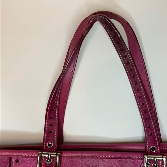 Coach pink suede bag - Picture 15 of 15